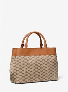 Satchel grande con logo de Hailee