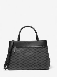 Satchel grande con logo de Hailee