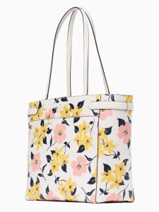 Staci lily blooms laptop tote