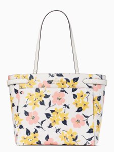 Staci lily blooms laptop tote