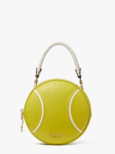 Double tennis ball small crossbody